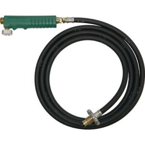 TRUSCO プロパンバーナー用ホース 3M バルブ付 ( TB-H3MB ) トラスコ中山(株)｜orangetool