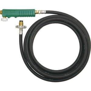 TRUSCO プロパンバーナー用ホース 5M バルブ付 ( TB-H5MB ) トラスコ中山(株)｜orangetool