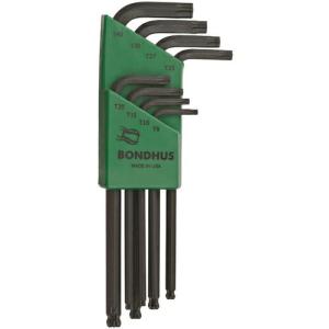 BONDHUS ボールポイント・トルクス[[R]] ボールスターL-レンチ セット8本組(T9-T40) ( LTX8 )｜orangetool
