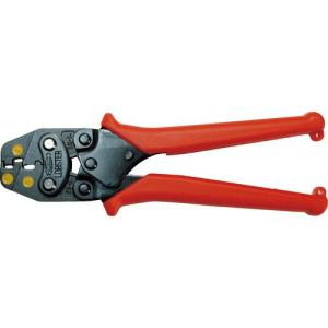 エビ 絶縁被覆付閉端接続子用ミニ圧着工具 使用範囲CE1・2・5 ( AK25MA ) (株)ロブテックス｜orangetool