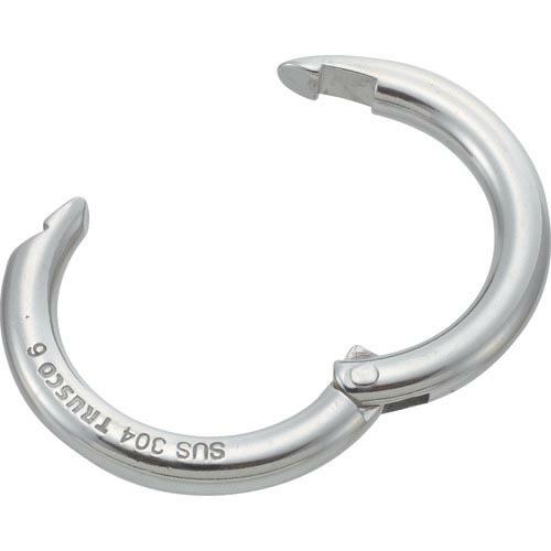 TRUSCO チェーンキャッチ ステンレス製 線径Φ6×長さ30mm (2個入) ( TCK-6 )...