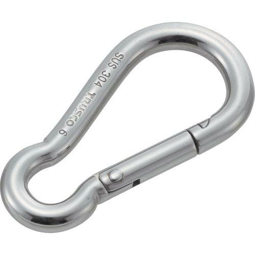 TRUSCO ステンレススナップフック B型 線径Φ6×開口9mm (2個入) ( TSF-6B )...
