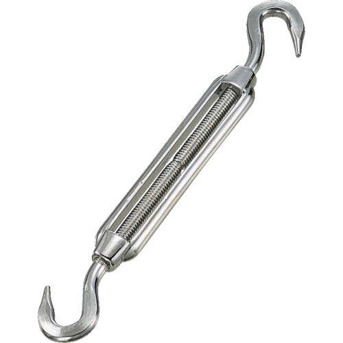 TRUSCO ステンレス製 枠式ターンバックル フック&amp;フックタイプ ねじ径W3/8 (1個入) (...