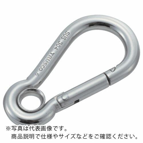 TRUSCO ステンレススナップフック A型 線径Φ5×開口7mm (2個入) ( TSF-5A )...