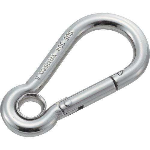 TRUSCO ステンレススナップフック A型 線径Φ6×開口8mm (2個入) ( TSF-6A )...