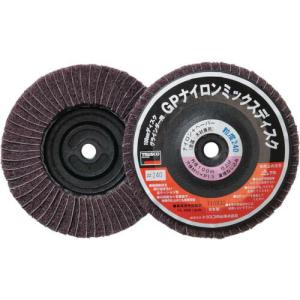 TRUSCO GPナイロンミックスディスク ねじ込み Φ100 5個入 240# ( GPNM-100AL 240 ) トラスコ中山(株)｜orangetool