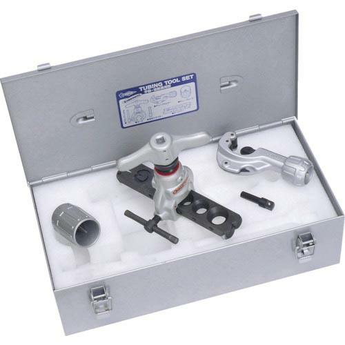 【SALE価格】スーパー 手動・電動兼用型チュービングツールセット(偏芯式) 新冷媒・新規格対応 (...