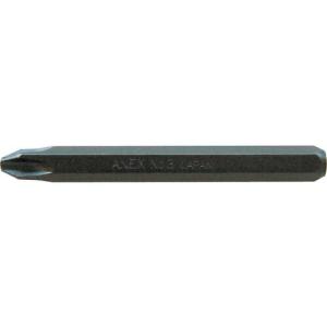 アネックス インパクトドライバー用ビット +3×80 対辺8mm六角軸 ( AK-21P-3-80 ) (株)兼古製作所｜orangetool