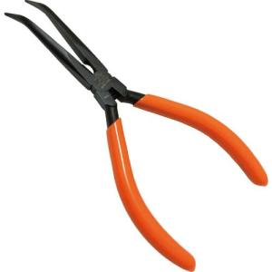 フジ矢 ミニテックピンセットラジオペンチ(ベントタイプ・バネ付) 150mm ( MP8-150 ) フジ矢(株)｜orangetool