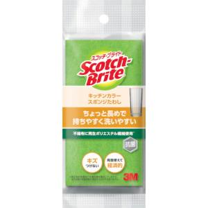 【SALE価格】3M スコッチ・ブライトキッチンカラースポンジ グリーン ( SS-74K GRE ) スリーエム ジャパン(株)ホームインプルーブメント販売部｜orangetool