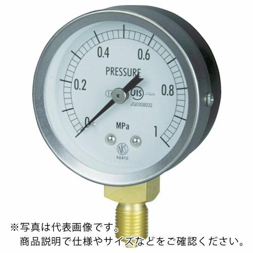 【SALE価格】長野 JIS汎用形圧力計A枠(ストレート) 圧力レンジ(MPa):0.0~4.00 ...