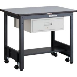 【SALE価格】TRUSCO 中荷重作業台(500kg)CFW型 900X600XH740 1段引出付 ダークグレー色 ( CFWP-0960F1 ) トラスコ中山(株)｜orangetool