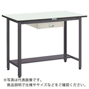 TRUSCO 中荷重立作業台(500kg)HAEW型 1800X900XH885 薄型1段引出付 ダークグレー色 ( HAEWP-1890UDC1 (UDC-001 NGツキ) ) トラスコ中山(株) (メーカー取寄)｜orangetool