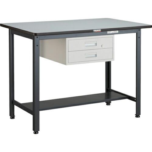 TRUSCO 中荷重立作業台(500kg)HAEW型 1200X750XH885 2段引出付 ダーク...