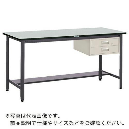 TRUSCO 中荷重立作業台(500kg)HAEW型 1500X900XH885 2段引出付 ダーク...