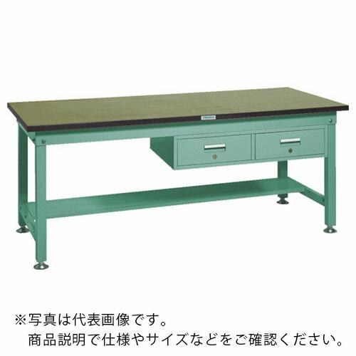 【SALE価格】TRUSCO 中荷重作業台(1200kg)HW型 1800X900XH740 2列引...