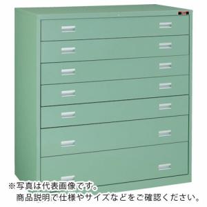 【SALE価格】TRUSCO スリーロックワイドキャビネット 1200X650XH1300 7段 ( TWK-1204A ) トラスコ中山(株)｜orangetool