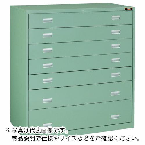 【SALE価格】TRUSCO スリーロックワイドキャビネット 1200X650XH1300 7段 (...
