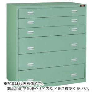 【SALE価格】TRUSCO スリーロックワイドキャビネット 1200X650XH1300 6段 ( TWK-1206A ) トラスコ中山(株)｜orangetool