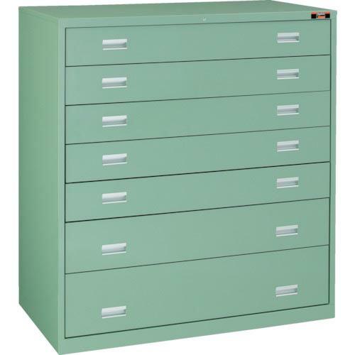 【SALE価格】TRUSCO スリーロックワイドキャビネット 1200X650XH1300 7段 (...