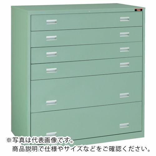 【SALE価格】TRUSCO スリーロックワイドキャビネット 1200X650XH1300 6段 (...