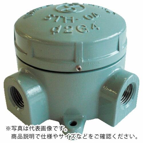 【SALE価格】島田 アルミニウム合金鋳物 耐圧防爆構造ターミナルボックス(四方向) PF3/4 (...