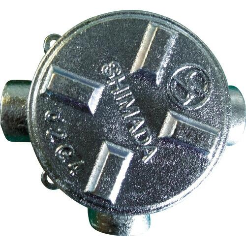 【SALE価格】島田 鋳鉄 耐圧防爆構造ジャンクションボックス PF1/2 ( SGT-16H )