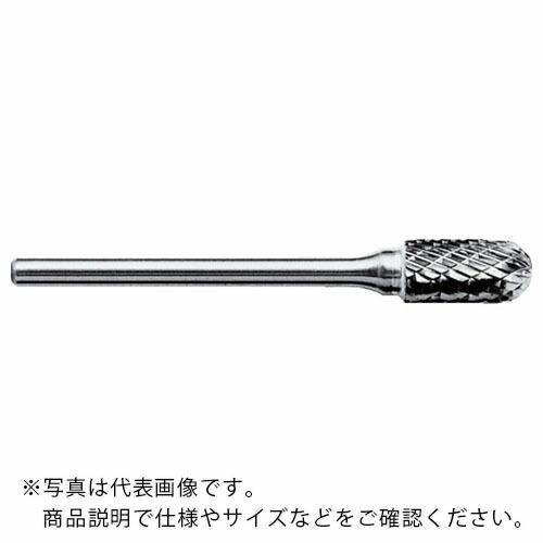 スーパー スーパー超硬バー ロー付タイプ 先丸円筒型(シングルカット)刃径:6.3mm 刃長:12....