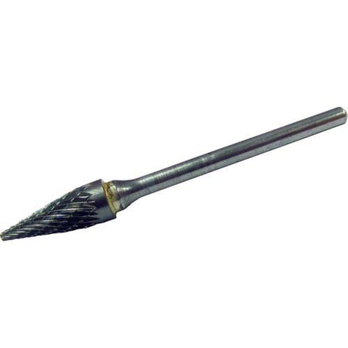 スーパー スーパー超硬バー ロー付 円錐型(ダブルカット)角度:22° 刃径:6.3mm 刃長:12...