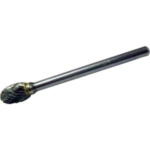 スーパー スーパー超硬バー ロー付タイプ 卵型(ダブルカット)刃径:3.0mm 刃長:9.5mm 軸径:3.0mm ( SB6B05 ) (株)スーパーツール｜orangetool