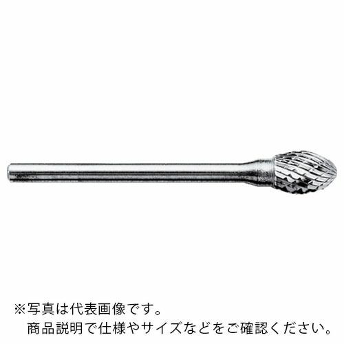 スーパー スーパー超硬バー ロー付タイプ 卵型(シングルカット)刃径:3.0mm 刃長:9.5mm ...