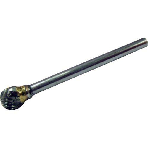 スーパー スーパー超硬バー ロー付タイプ 球型(ダブルカット)刃径:6.3mm 刃長:5.0mm 軸...