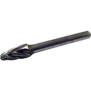 スーパー スーパー超硬バー アルミカット ロー付タイプ シャンク径6mm 砲弾型 刃径:9.5 ( SB3C02SA ) (株)スーパーツール｜orangetool