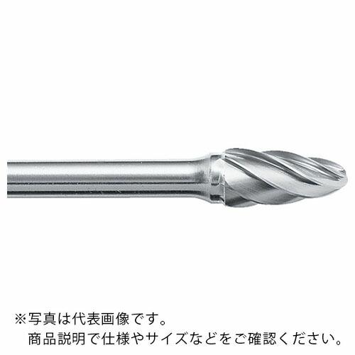 スーパー スーパー超硬バー アルミカット ロー付タイプ シャンク径6mm 砲弾型 刃径:12.7 (...