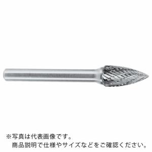 スーパー スーパー超硬バー シャンク径6mm(ポイント型)ダブルカット(刃径:9.5) ( SB4C03 ) (株)スーパーツール｜orangetool