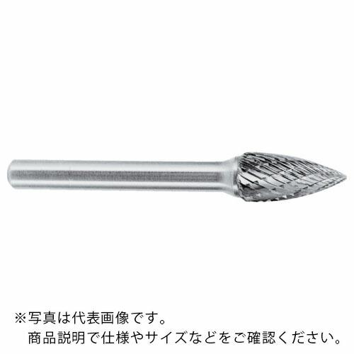 スーパー スーパー超硬バー シャンク径6mm(ポイント型)ダブルカット(刃径:9.5) ( SB4C...