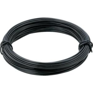 TRUSCO カラー針金 小巻タイプ 黒 20番手 線径0.9mm×15m ( TCWS-09BK ) トラスコ中山(株)｜orangetool