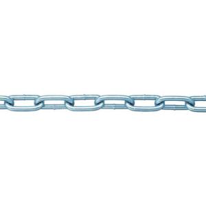 ニッサチェイン 鉄ユニクロ溶接リンクチェイン 4.8mm×30m ( IW2048 ) (株)ニッサチェイン｜orangetool