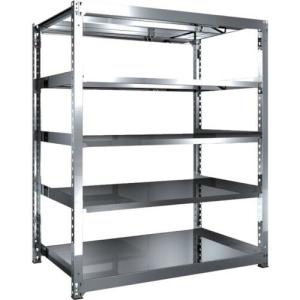 【SALE価格】TRUSCO ステンレス製中量ボルトレス棚 SM3型 W1500×D921×H1800 5段 単体 ( SM3-6595 ) トラスコ中山(株)｜orangetool