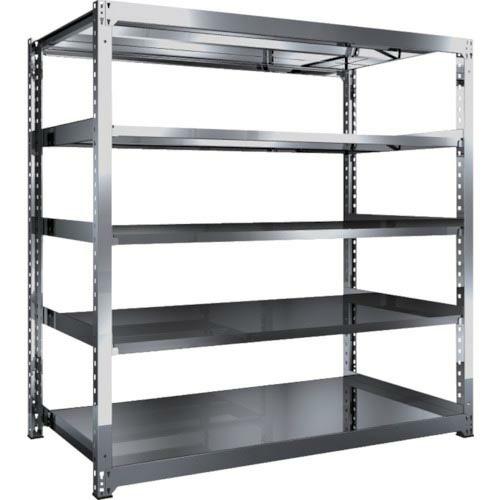 【SALE価格】TRUSCO ステンレス製中量ボルトレス棚 SM3型 W1800×D921×H180...