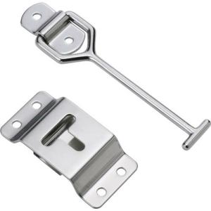 【SALE価格】TRUSCO 車体ドア留め金具 縦型・ステンレス製 137mm 1組(袋)=1個 ( TDF-130T (タテガタ) ) トラスコ中山(株)｜orangetool