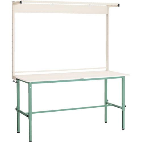TRUSCO 軽荷重作業台高さ調節式(150kg)AEM型 1800X750XH1858~2158(...