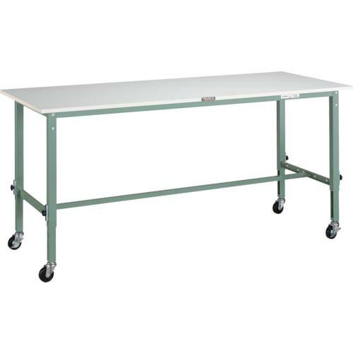 【SALE価格】TRUSCO 軽荷重作業台高さ調節式(80kg)AEM型 1800X750XH719...