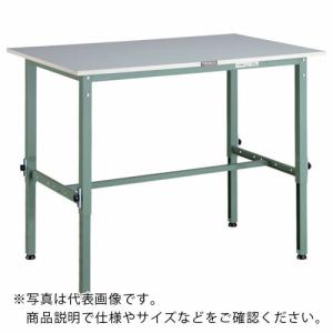 【SALE価格】TRUSCO 軽荷重作業台高さ調節式(150kg)AEM型 900X600XH650~950 基本タイプ グリーン色 ( RAEM-0960 (リノリュウムテンバン) ) トラスコ中山(株)｜orangetool