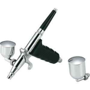 【SALE価格】TRUSCO エアーブラシ 重力サイドカップタイプ ノズル径Φ0.2 ( TAB-02S-B ) トラスコ中山(株)｜orangetool