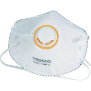 TRUSCO 一般作業用マスク 活性炭入 排気弁付 (10枚入) ( TMK-10KV (10マイイリ) ) トラスコ中山(株)｜orangetool