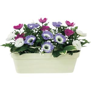 ユニット 造花ミニプランター アネモネ ( 935-33 ) ユニット(株) (メーカー取寄)｜orangetool