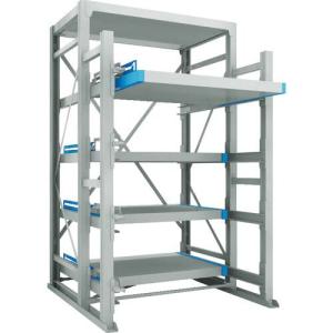 【SALE価格】TRUSCO フルスライダーラック スライド4段 スチール板付 単体 ( NSFP-24-4K (ストローク800MM) ) トラスコ中山(株)｜orangetool