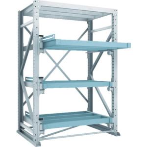 【SALE価格】TRUSCO スライダーラック スライド3段 スチール板無し 単体 ( NSHS-21-3K (ストローク500MM) ) トラスコ中山(株)｜orangetool