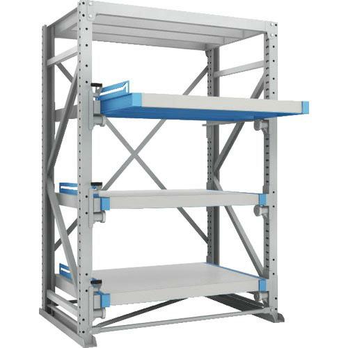 【SALE価格】TRUSCO スライダーラック スライド3段 スチール板付 単体 ( NSHP-21...